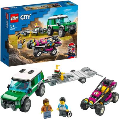 LEGO City Trasportatore di Buggy da Corsa - 60288 - 5+ LEGO City Trasportatore di Buggy da Corsa - 60288 - 5+