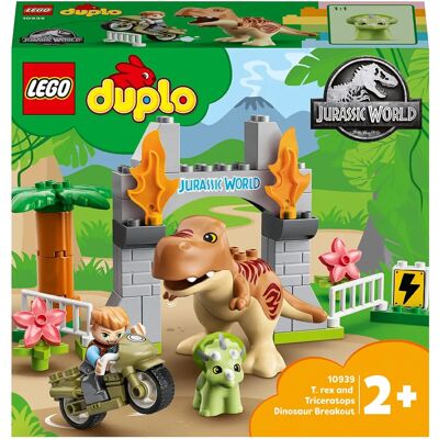LEGO Duplo Jurassic World - Zestaw ucieczki dinozaurów 2+ LEGO Duplo Jurassic World - Zestaw ucieczki dinozaurów 2+