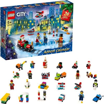 Kalendarz Adwentowy LEGO City - Minifigurki, Śnieżna Mata, 24 Niespodzianki Kalendarz Adwentowy LEGO City - Minifigurki, Śnieżna Mata, 24 Niespodzianki