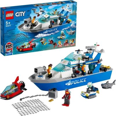 NIPPON LEGO City Policyjny statek - Patrole - 60277 Zabawka NIPPON LEGO City Policyjny statek - Patrole - 60277 Zabawka
