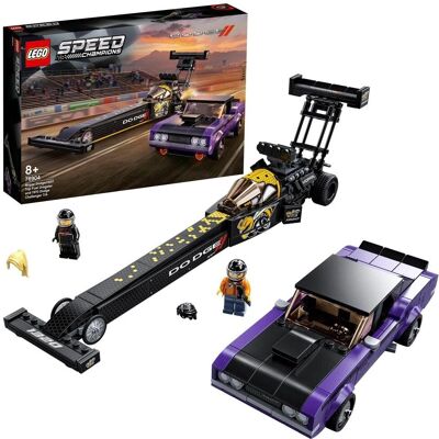 LEGO Speed Champions Sæt - Dodge Top Fuel Dragster & Challenger T/A LEGO Speed Champions Sæt - Dodge Top Fuel Dragster & Challenger T/A
