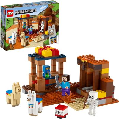 LEGO Minecraft Posto di Scambio - Set per 8+ - 201 Pezzi LEGO Minecraft Posto di Scambio - Set per 8+ - 201 Pezzi