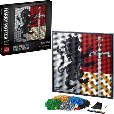 Set di arte murale LEGO Harry Potter Scudi di Hogwarts - 31201 Set di arte murale LEGO Harry Potter Scudi di Hogwarts - 31201