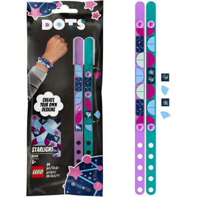 LEGO DOTS Bracelets Lumière des Étoiles - 34 pièces - Publicité LEGO DOTS Bracelets Lumière des Étoiles - 34 pièces - Publicité