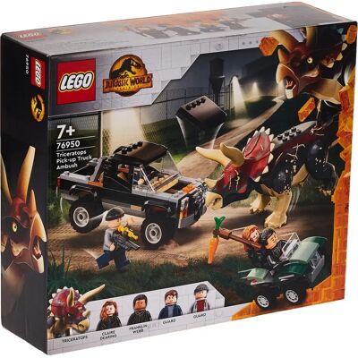 LEGO Jurassic World Triceratops Truck Angriff - Spielzeugbausatz LEGO Jurassic World Triceratops Truck Angriff - Spielzeugbausatz
