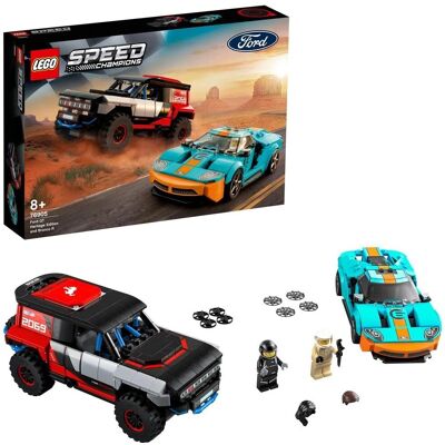 LEGO Ford GT Heritage Edition i Bronco R 660 elementów Zabawka dla dzieci LEGO Ford GT Heritage Edition i Bronco R 660 elementów Zabawka dla dzieci