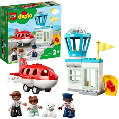 LEGO DUPLO Stadt Flugzeug & Flughafen Spielset mit Figuren - Kind Lernspielzeug LEGO DUPLO Stadt Flugzeug & Flughafen Spielset mit Figuren - Kind Lernspielzeug