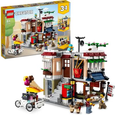 LEGO Creator 3-in-1 Downtown Noodle Shop Set - Zabawka dla dzieci 8+ LEGO Creator 3-in-1 Downtown Noodle Shop Set - Zabawka dla dzieci 8+