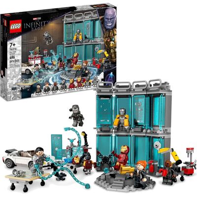 LEGO Marvel Iron Man Arsenał - Zestaw Konstrukcyjny dla Dzieci LEGO Marvel Iron Man Arsenał - Zestaw Konstrukcyjny dla Dzieci