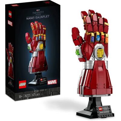 Nano Rękawice LEGO Marvel - Model Iron Mana z Ksiąg Nieskończoności Nano Rękawice LEGO Marvel - Model Iron Mana z Ksiąg Nieskończoności