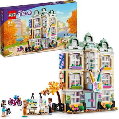 LEGO Friends École d'Art d'Emma - Jouet Créatif avec 3 Mini-Poupées LEGO Friends École d'Art d'Emma - Jouet Créatif avec 3 Mini-Poupées