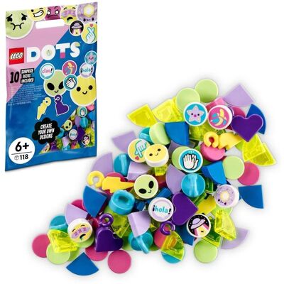 LEGO DOTS Extra DOTS Serie 6 Piastrelle Emoji - Kit Creativo LEGO DOTS Extra DOTS Serie 6 Piastrelle Emoji - Kit Creativo