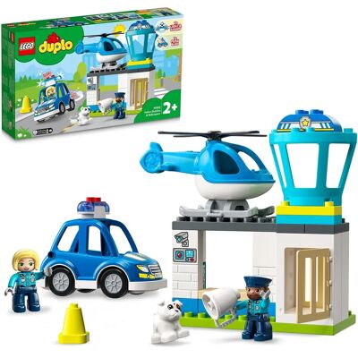 NIPPON LEGO Duplo État-Major de Police et Hélicoptère Jouet - Publicité NIPPON LEGO Duplo État-Major de Police et Hélicoptère Jouet - Publicité