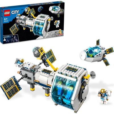 Station Spatiale Lunaire LEGO City - Ensemble de Jeu, 500 Pièces - Publicité Station Spatiale Lunaire LEGO City - Ensemble de Jeu, 500 Pièces - Publicité