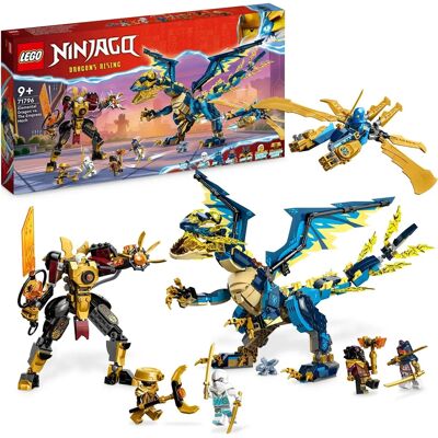 LEGO Ninjago - Smok Elementarny kontra Mech Imperator (71796) LEGO Ninjago - Smok Elementarny kontra Mech Imperator (71796)