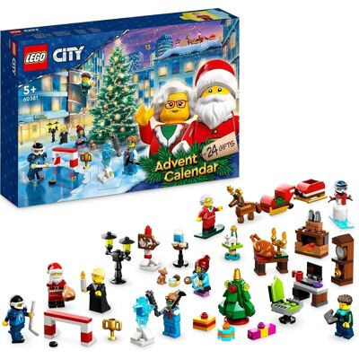LEGO City Julekalender 2023 - Flerfarvet Legetøj til Børn 5+ LEGO City Julekalender 2023 - Flerfarvet Legetøj til Børn 5+