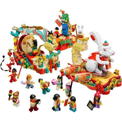 Parada Lunarnego Nowego Roku LEGO 80111 - Zestaw Klocków Parada Lunarnego Nowego Roku LEGO 80111 - Zestaw Klocków