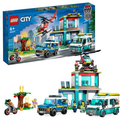 LEGO City - Quartier Général des Véhicules d'Urgence (60371) - Publicité LEGO City - Quartier Général des Véhicules d'Urgence (60371) - Publicité
