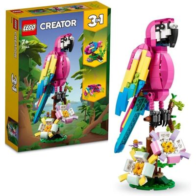 LEGO Creator 3-w-1 Różowy Papuga - Zestaw Konstrukcyjny LEGO Creator 3-w-1 Różowy Papuga - Zestaw Konstrukcyjny