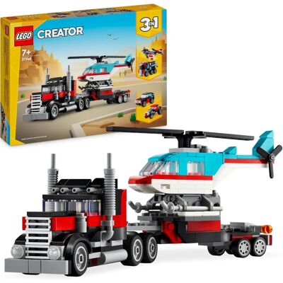LEGO Creator 3-in-1 - Flatbed Truck with Helicopter (31146) LEGO Creator 3-in-1 - Flatbed Truck with Helicopter (31146)