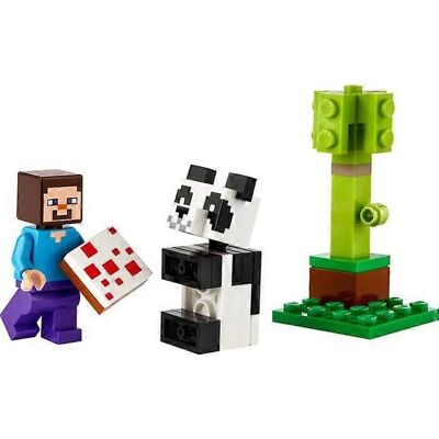 LEGO Steve et Bébé Panda Polybag 30672 - Jouet - Publicité LEGO Steve et Bébé Panda Polybag 30672 - Jouet - Publicité
