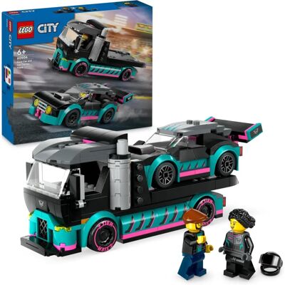 LEGO City - Rennwagen und Auto-Transporter (60406) LEGO City - Rennwagen und Auto-Transporter (60406)