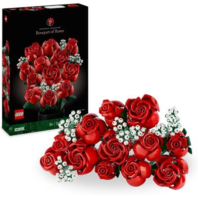 Kolekcja Botaniczna LEGO Bukiet Róż - Wielokolorowy, 822 Elementy Kolekcja Botaniczna LEGO Bukiet Róż - Wielokolorowy, 822 Elementy