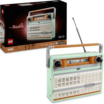LEGO Radio Retrò - Set Costruzioni per Adulti - 10334 LEGO Radio Retrò - Set Costruzioni per Adulti - 10334