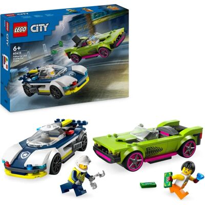 LEGO City - Politibil og Muscle Car Jakt (60415) LEGO City - Politibil og Muscle Car Jakt (60415)