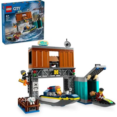 LEGO City 60417 Polizei Speedboat & Versteck für Ganoven - Bausatz LEGO City 60417 Polizei Speedboat & Versteck für Ganoven - Bausatz