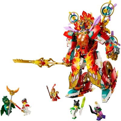 LEGO Anello di fuoco di Nezha - Mech, Robot, Fuoco, LEGO Monkie Kid LEGO Anello di fuoco di Nezha - Mech, Robot, Fuoco, LEGO Monkie Kid