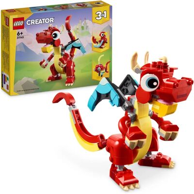 LEGO Creator 3 in 1 - Drago Rosso (31145) LEGO Creator 3 in 1 - Drago Rosso (31145)