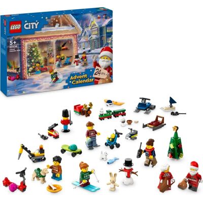 Calendario dell'Avvento LEGO City 2024 Set di Giocattoli 60436 Calendario dell'Avvento LEGO City 2024 Set di Giocattoli 60436