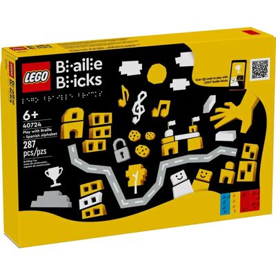 LEGO Alfabeto in Braille in Spagnolo - Giocattolo Educativo LEGO Alfabeto in Braille in Spagnolo - Giocattolo Educativo