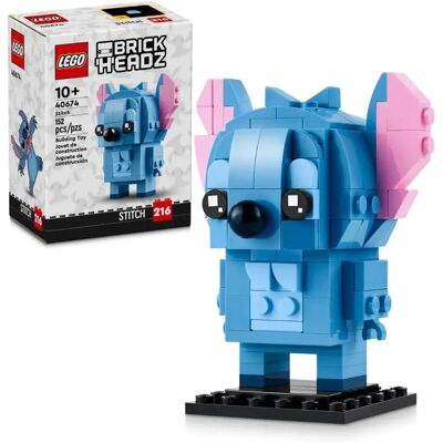 LEGO LEGO BRICK HEADZ STITCH - Stitch - Giocattolo Disney da Costruire - 152 pezzi LEGO LEGO BRICK HEADZ STITCH - Stitch - Giocattolo Disney da Costruire - 152 pezzi