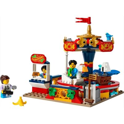 LEGO 40714 Karuzela - Zestaw wesołego miasteczka od 8+ LEGO 40714 Karuzela - Zestaw wesołego miasteczka od 8+
