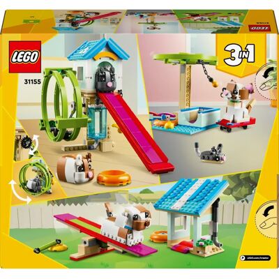 LEGO 31155 Hamster Rad - 3-in-1 Tier-Set für Kinder LEGO 31155 Hamster Rad - 3-in-1 Tier-Set für Kinder