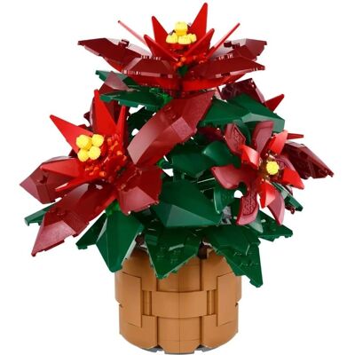 LEGO Poinsettia Plant Sett for Voksne - 10370 LEGO Poinsettia Plant Sett for Voksne - 10370
