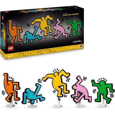 Lego Keith Haring - Dansende Figurer - Byggesett Lego Keith Haring - Dansende Figurer - Byggesett