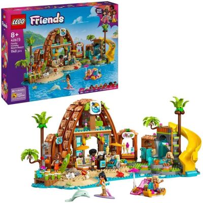 LEGO 42673 Familie ferie ved strandresorten - Byggesett LEGO 42673 Familie ferie ved strandresorten - Byggesett