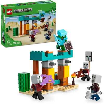 LEGO Minecraft The Illager Desert Patrol - Byggeleke LEGO Minecraft The Illager Desert Patrol - Byggeleke