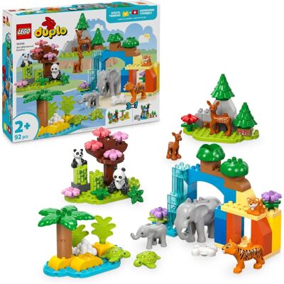 LEGO Duplo - 3i1 Vilde Dyrefamilier (10446) LEGO Duplo - 3i1 Vilde Dyrefamilier (10446)