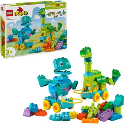 Lego 10451 Dinos on Wheels 3-in-1 Set - Building Blocks Set Lego 10451 Dinos on Wheels 3-in-1 Set - Building Blocks Set