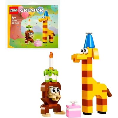LEGO Creator Expert Giraffe Affe Geburtstag - Bausteine Set LEGO Creator Expert Giraffe Affe Geburtstag - Bausteine Set
