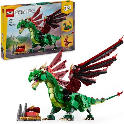 LEGO Creator 3-in-1 Middelalder Drage Byggesett 715 Dele LEGO Creator 3-in-1 Middelalder Drage Byggesett 715 Dele