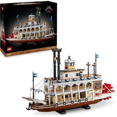 LEGO Mississippi flodbåtsmodell - Modell LEGO Mississippi flodbåtsmodell - Modell