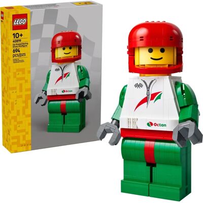 LEGO Große Fahrer-Minifigur - Rennwagen - Minifigur LEGO Große Fahrer-Minifigur - Rennwagen - Minifigur