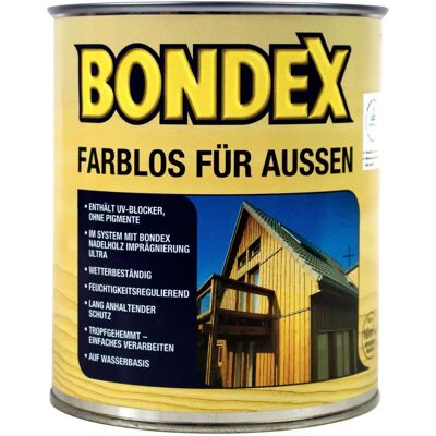 BONDEX Farblose Außenlasur - UV-Schutz, Wetterbeständig BONDEX Farblose Außenlasur - UV-Schutz, Wetterbeständig