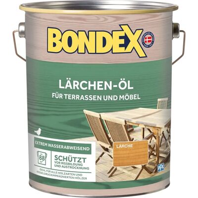 BONDEX Holzöl LÄRCHEN-ÖL - Wetterfest, UV-Schutz, Tiefenwirkung BONDEX Holzöl LÄRCHEN-ÖL - Wetterfest, UV-Schutz, Tiefenwirkung
