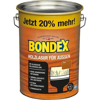 Bondex Teak Witterungsbeständige Holzlasur - Holzart Bondex Teak Witterungsbeständige Holzlasur - Holzart